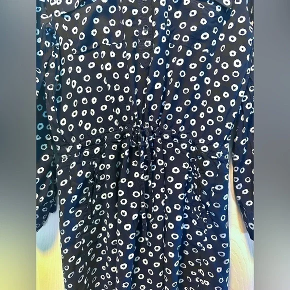 Loft shirt dress with abstract polka dot print - Picture 6 of 11